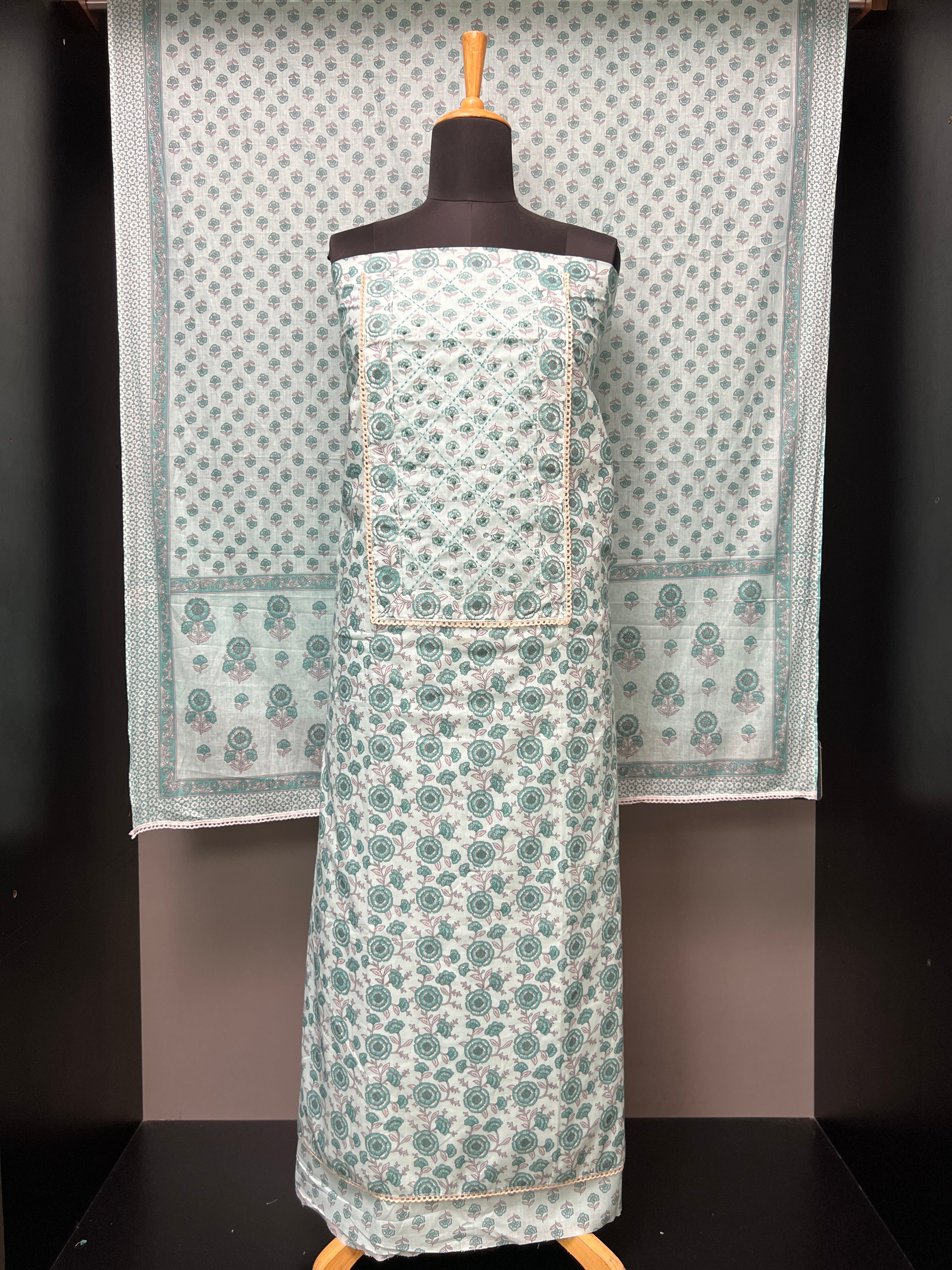 Printed Pattern Cotton Salwar Set | SW1898