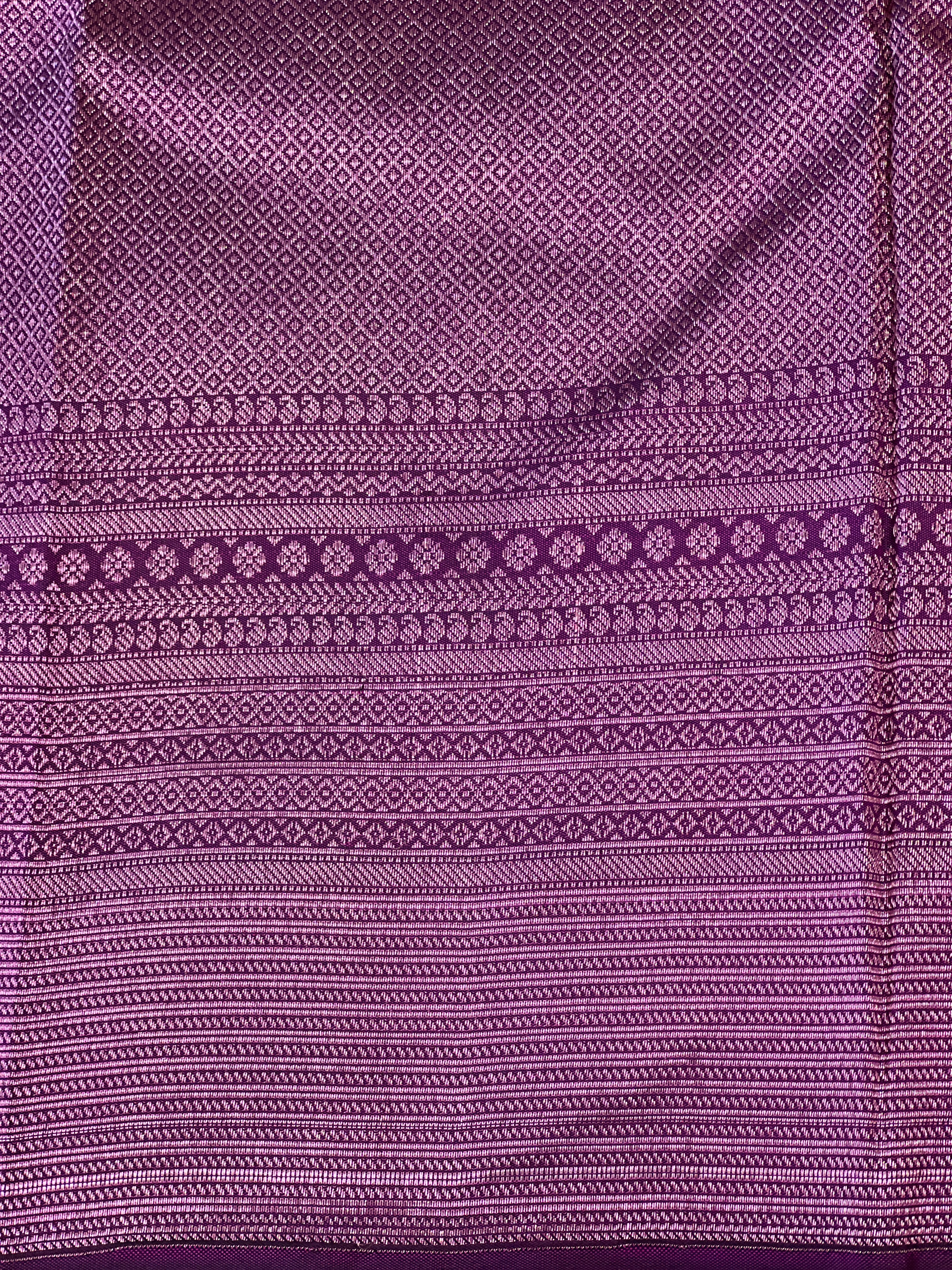 Pink Zari Woven Handloom Kanchipuram Saree | SME151