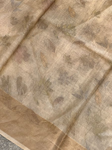 Digital Print With Zari Detailed Tussar Saree | COC117