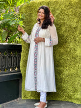 Machine Floral Embroidery Georgette Kurta Material | DN734