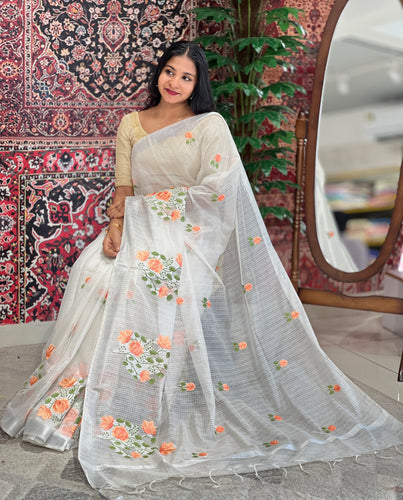 Floral Bunches Silky Kota Saree | NHH241