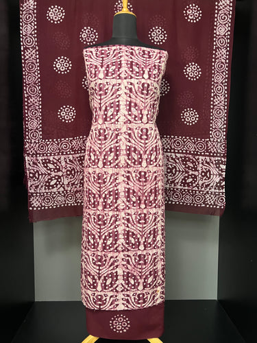 Batik Printed Cotton Salwar Set | MT153