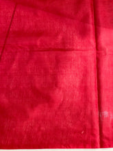 Zig Zag Pattern Weaved Bhagalpuri Linen Saree | NHH186