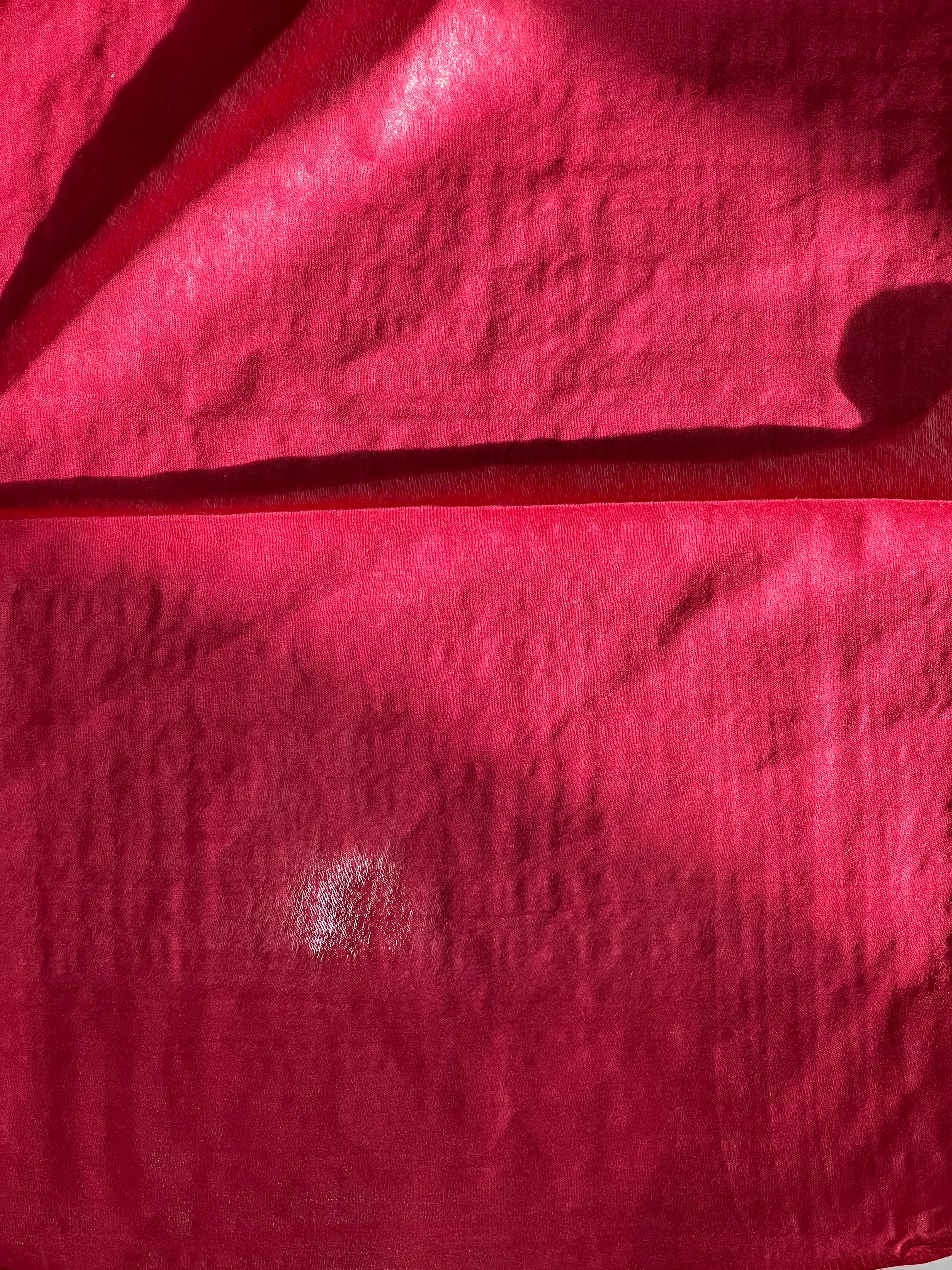 Honey Comb Design Bhagalpuri Linen Saree | NHH192