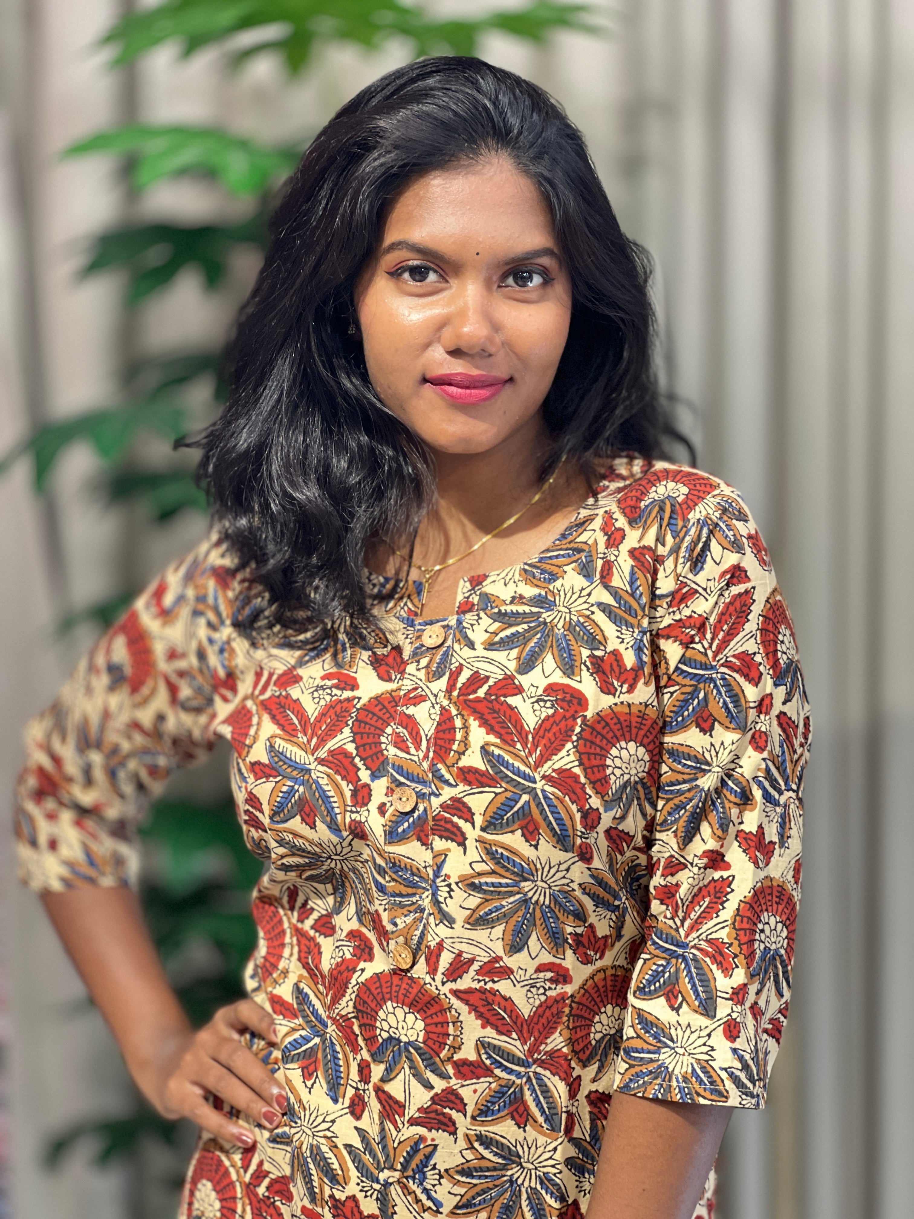 Printed Cotton Kurta | RMLA120