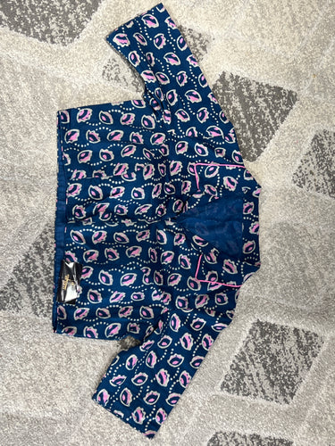 Batik Inspired Print Detailed Cotton Stitched Blouse | IT172