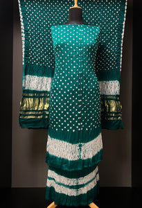 Bandhani Pattern Tie & Dye Semi Modal Salwar Set | SAC190