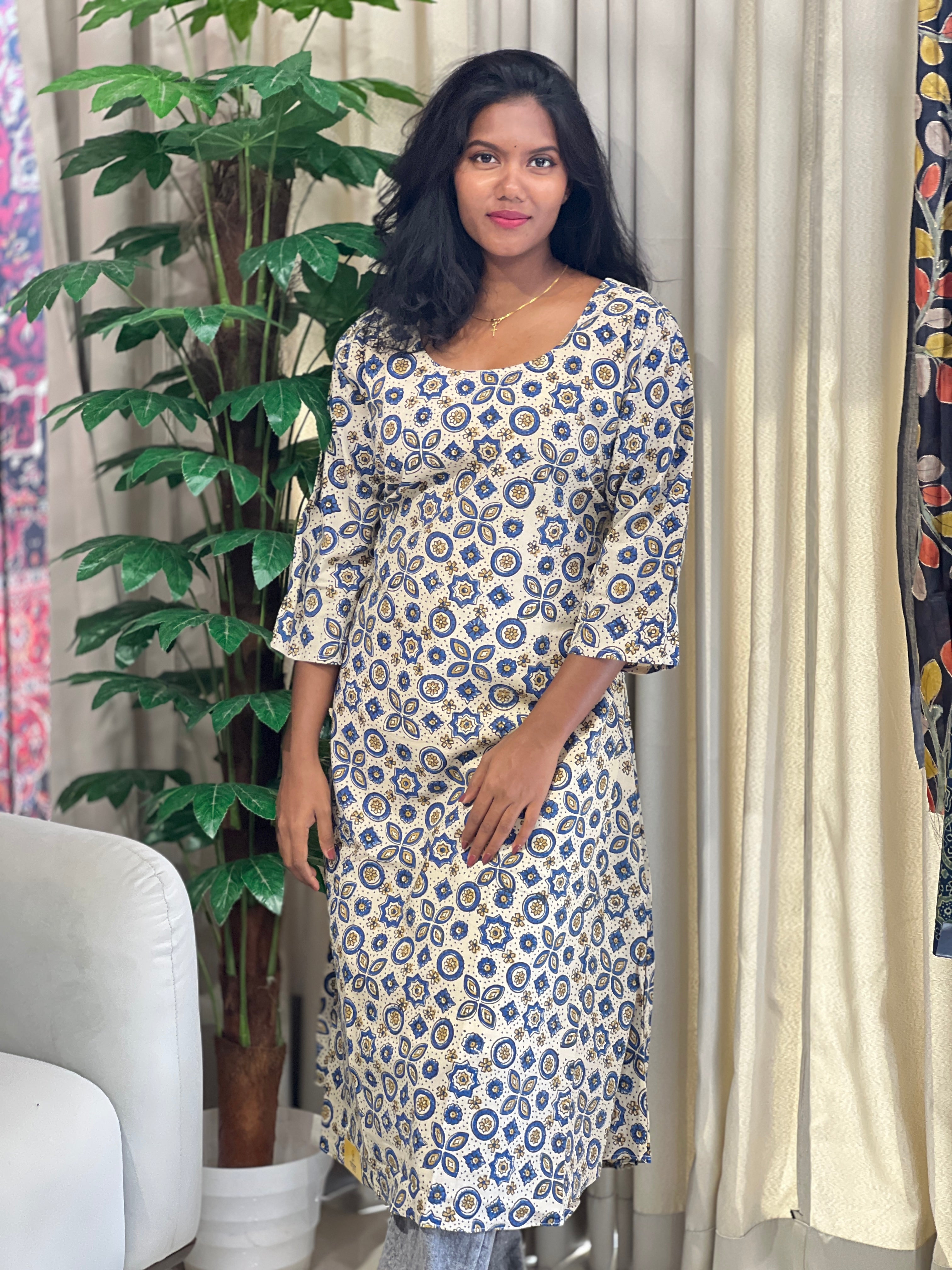 Printed Cotton  Kurta | RMLA116