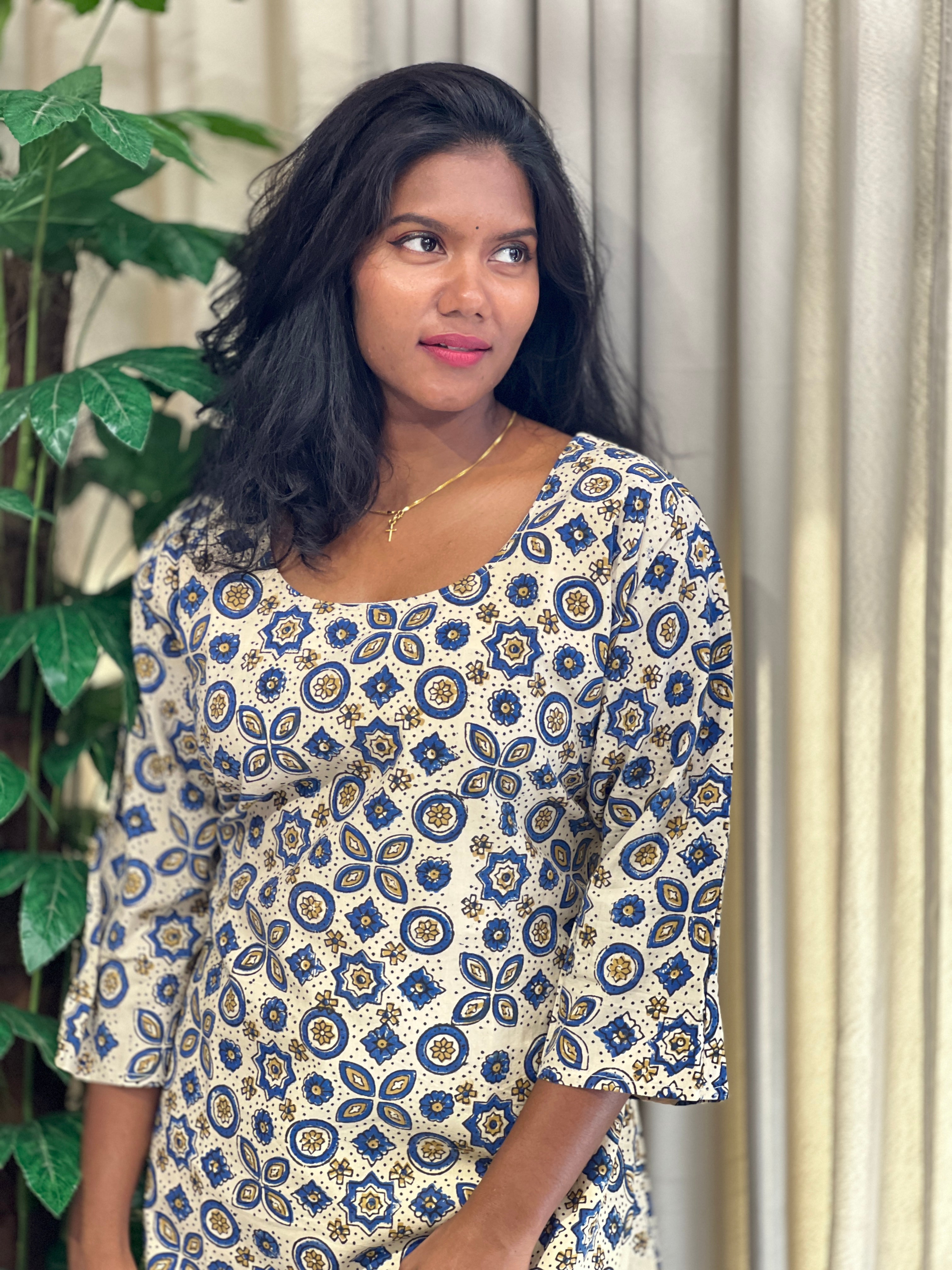 Printed Cotton  Kurta | RMLA116