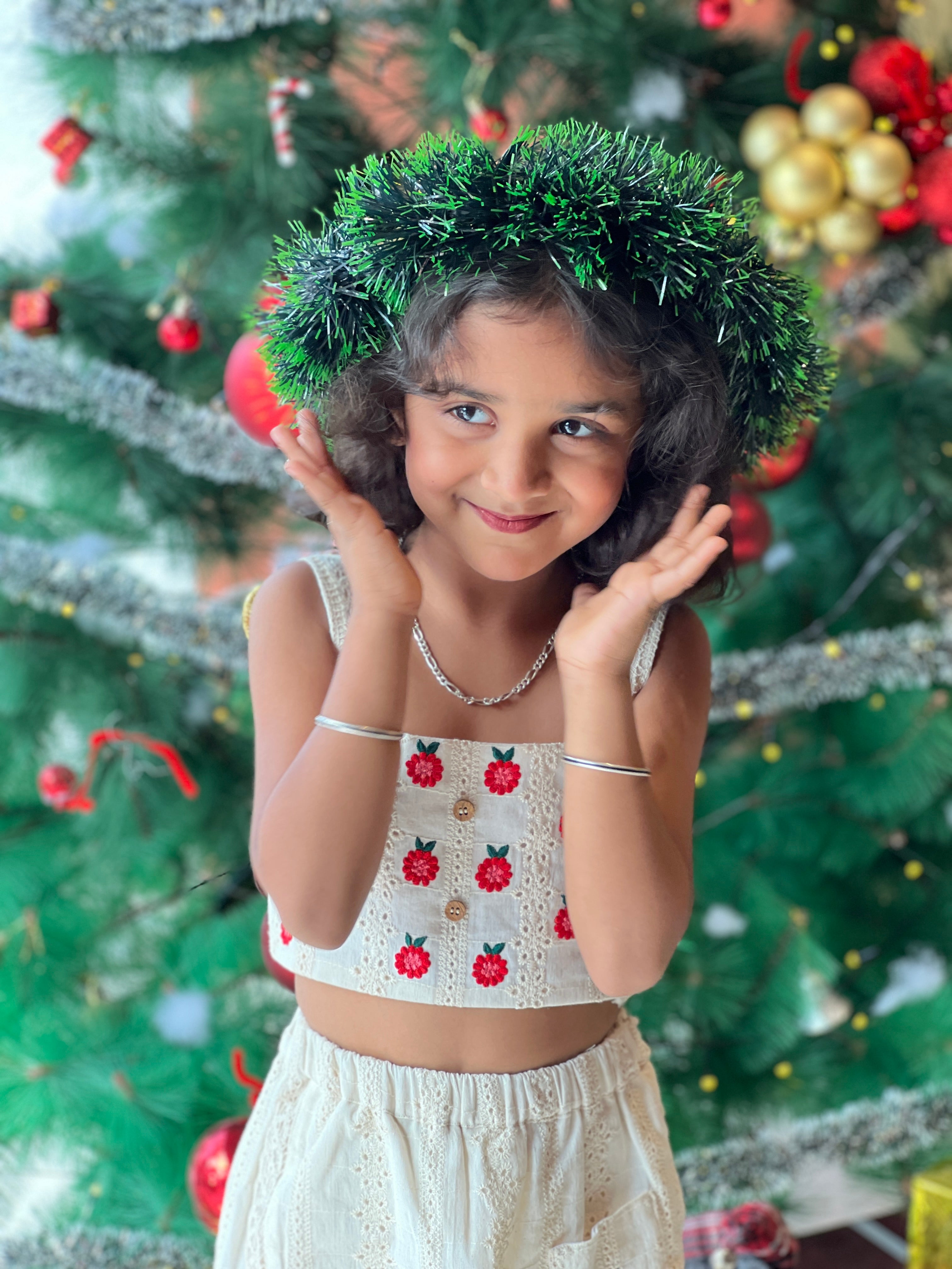 Floral Machine Embroidery Detailed Hakoba Unstitched Top & Shorts | CMK101