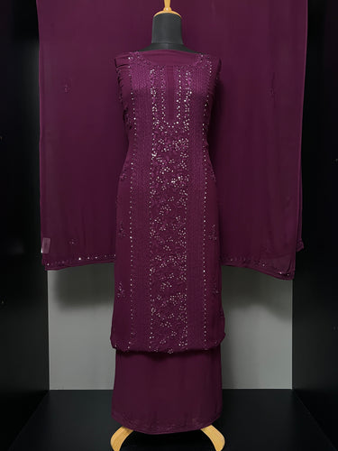 Chikankari Embroidery Detailed Georgette Salwar Set | GMA141