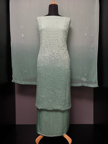 Chikankari Embroidery Detailed Georgette Salwar Set | GMA116