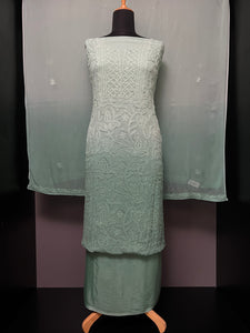 Chikankari Embroidery Detailed Georgette Salwar Set | GMA116