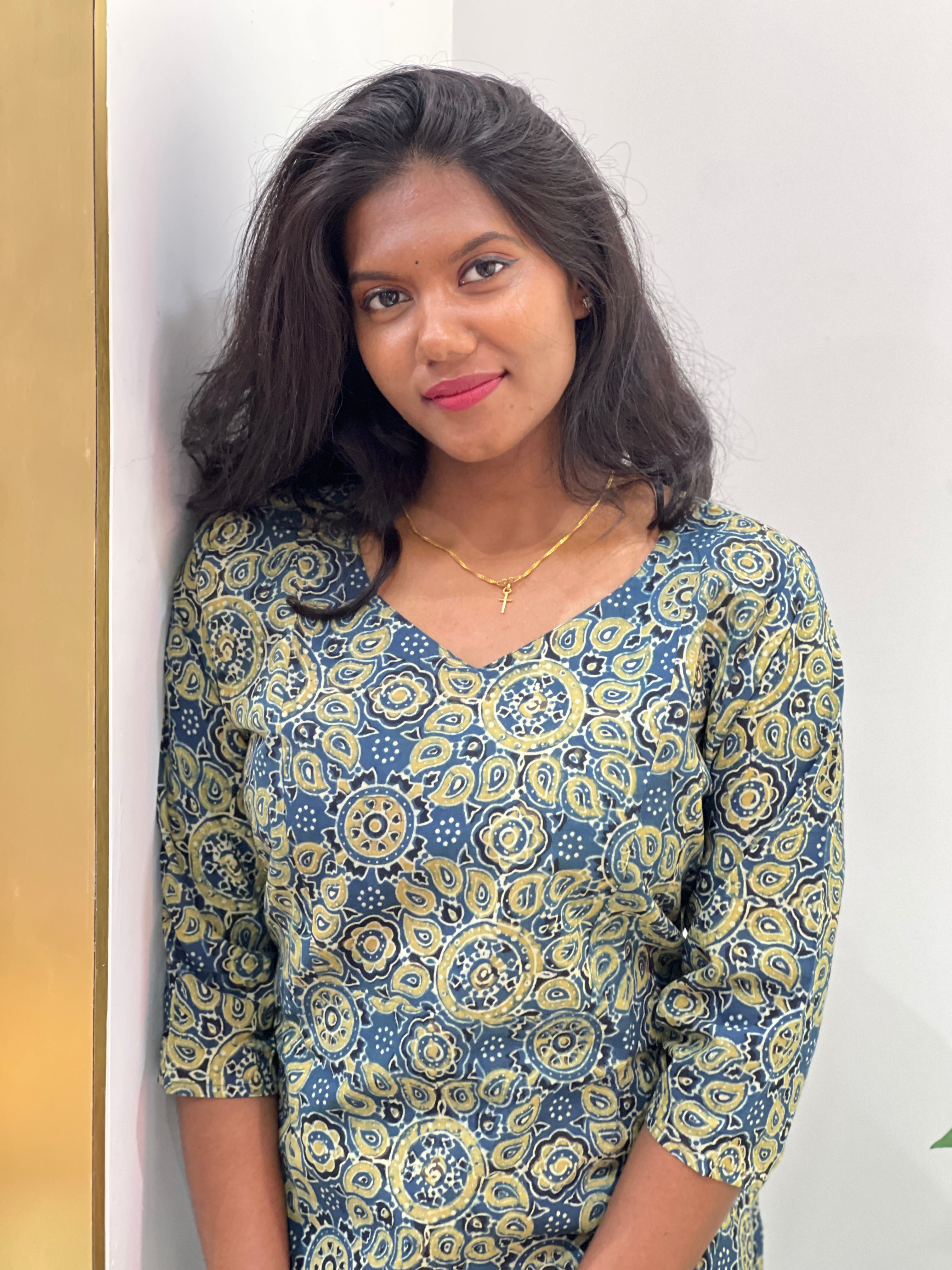 Printed Cotton Kurta  | RMLA140