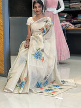 Floral Painted Supernet Kota Saree | BLD304