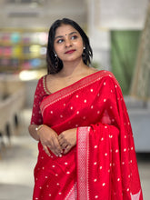 Zari Buta Detailed Banarasi Silk Saree | DVS177