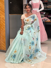 Floral Painted Supernet Kota Saree | BLD304