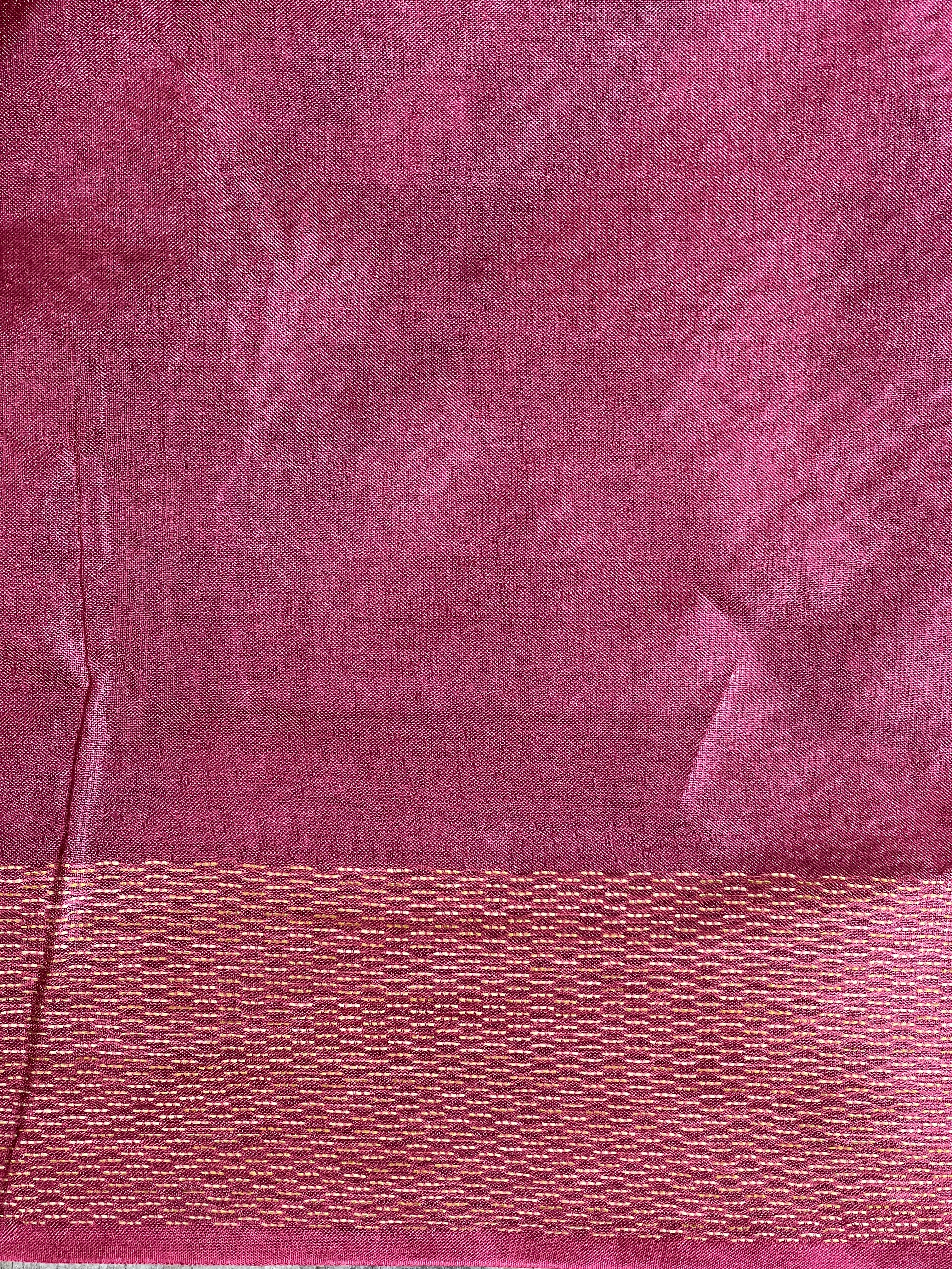 Geometric Pattern Semi Tussar Saree  | LLD114