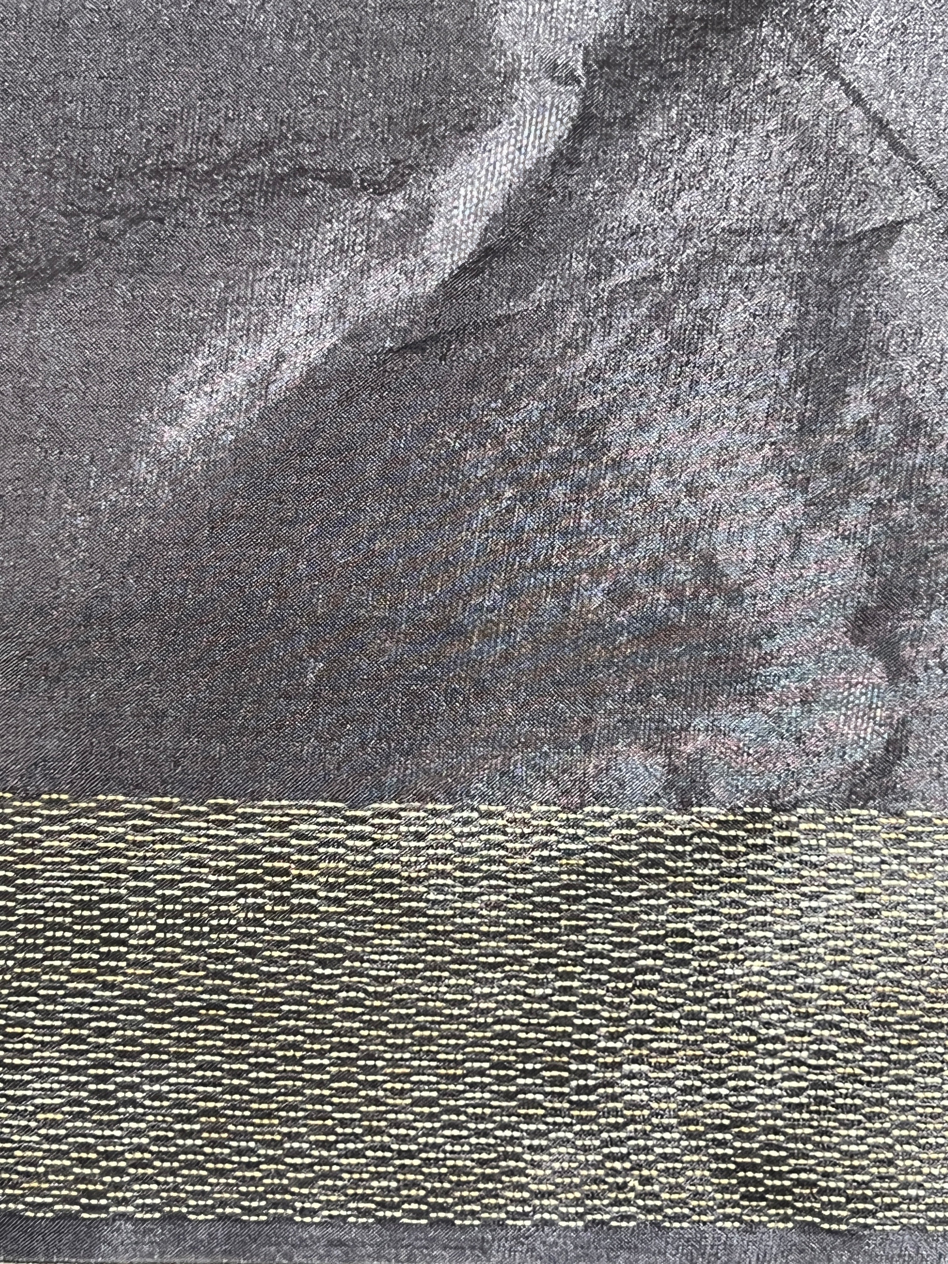 Geometric Pattern Semi Tussar Saree | LLD115