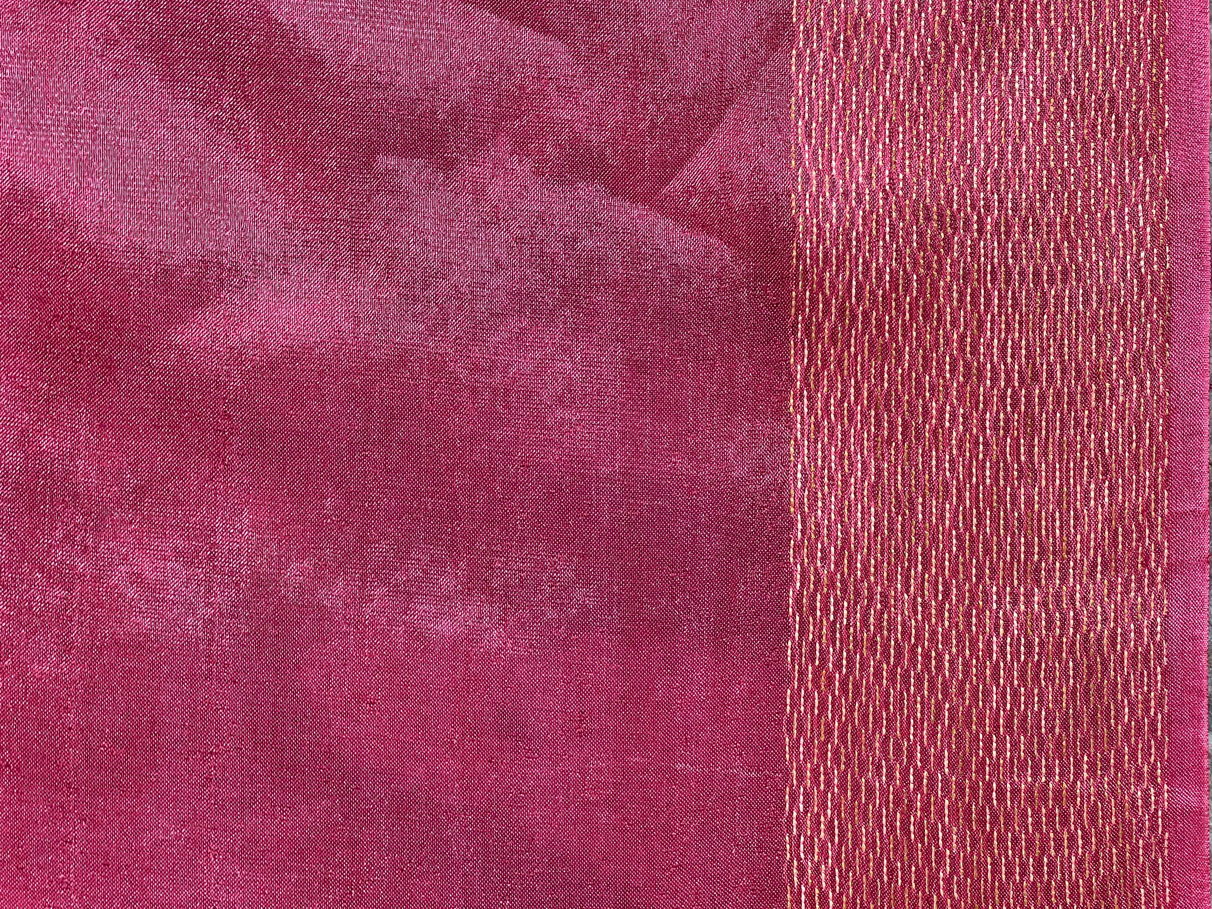Geometric Pattern Semi Tussar Saree  | LLD110