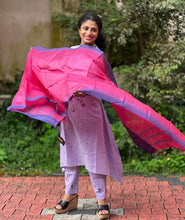 Temple Border Design Noil Tussar Dupatta | TSP103