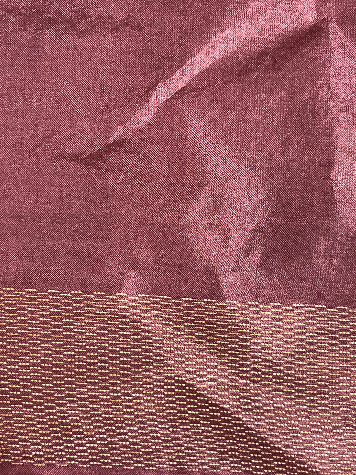 Geometric Pattern Semi Tussar Saree | LLD111