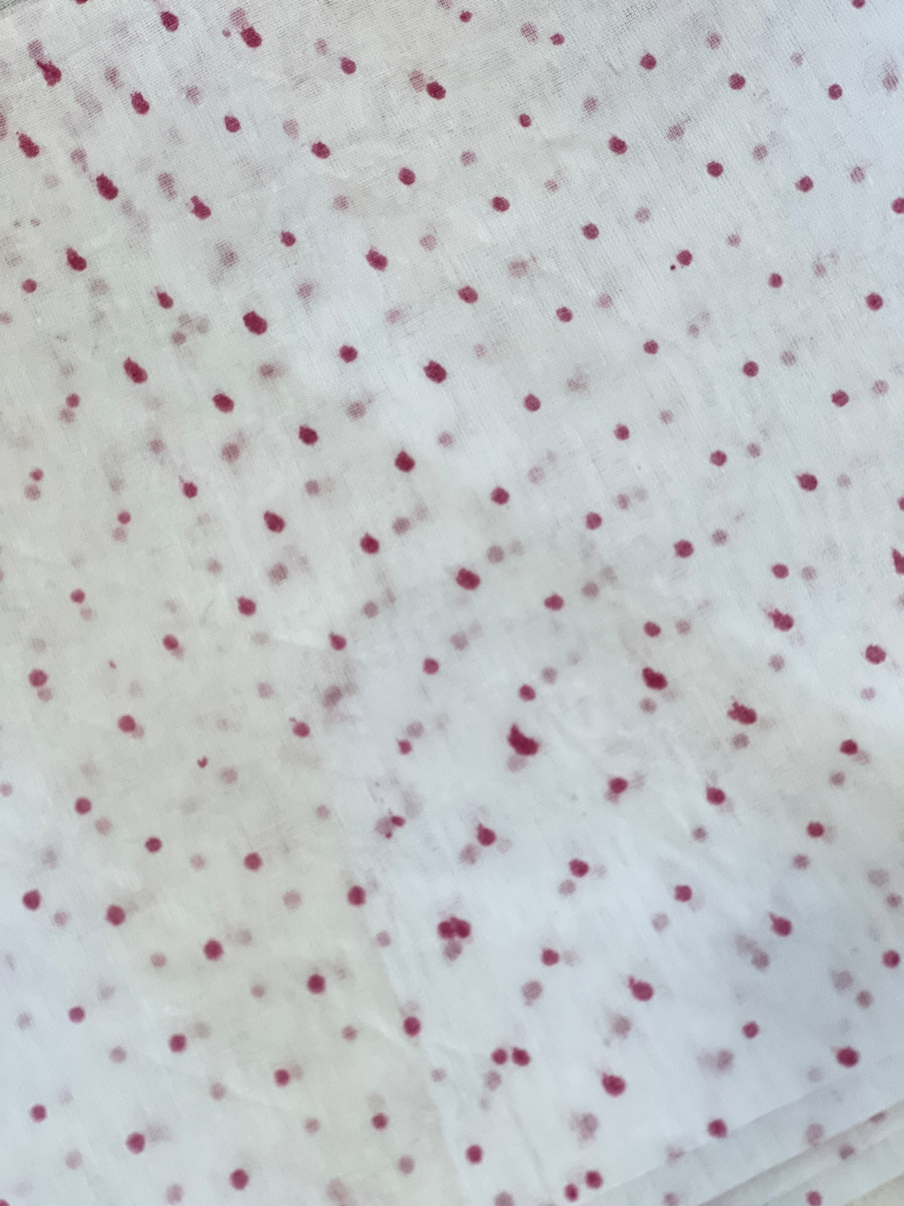 Printed Cotton Blend Saree | VDA187