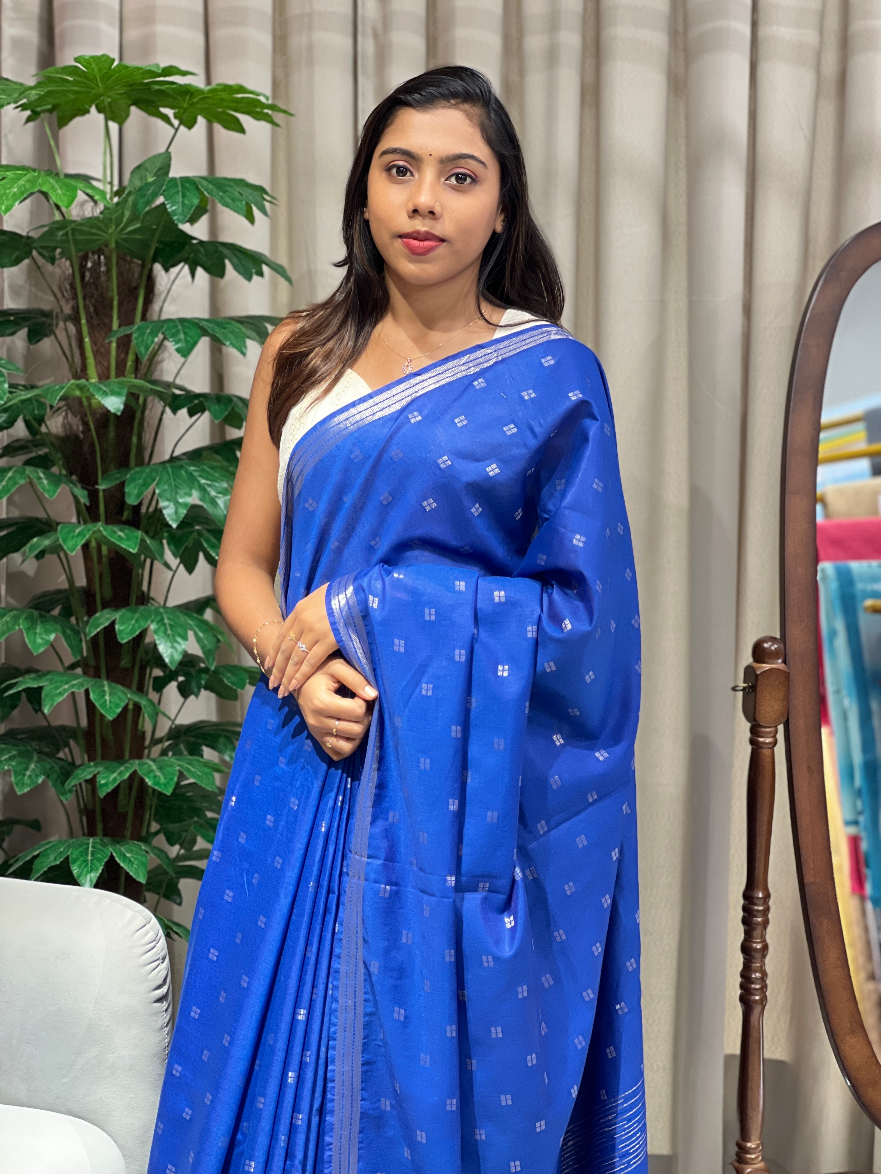 Zari Woven Semi Tussar Saree | NHH598