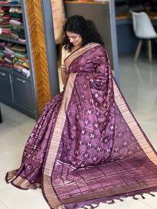 Digital Print Design Semi Tussar Saree | KSD125