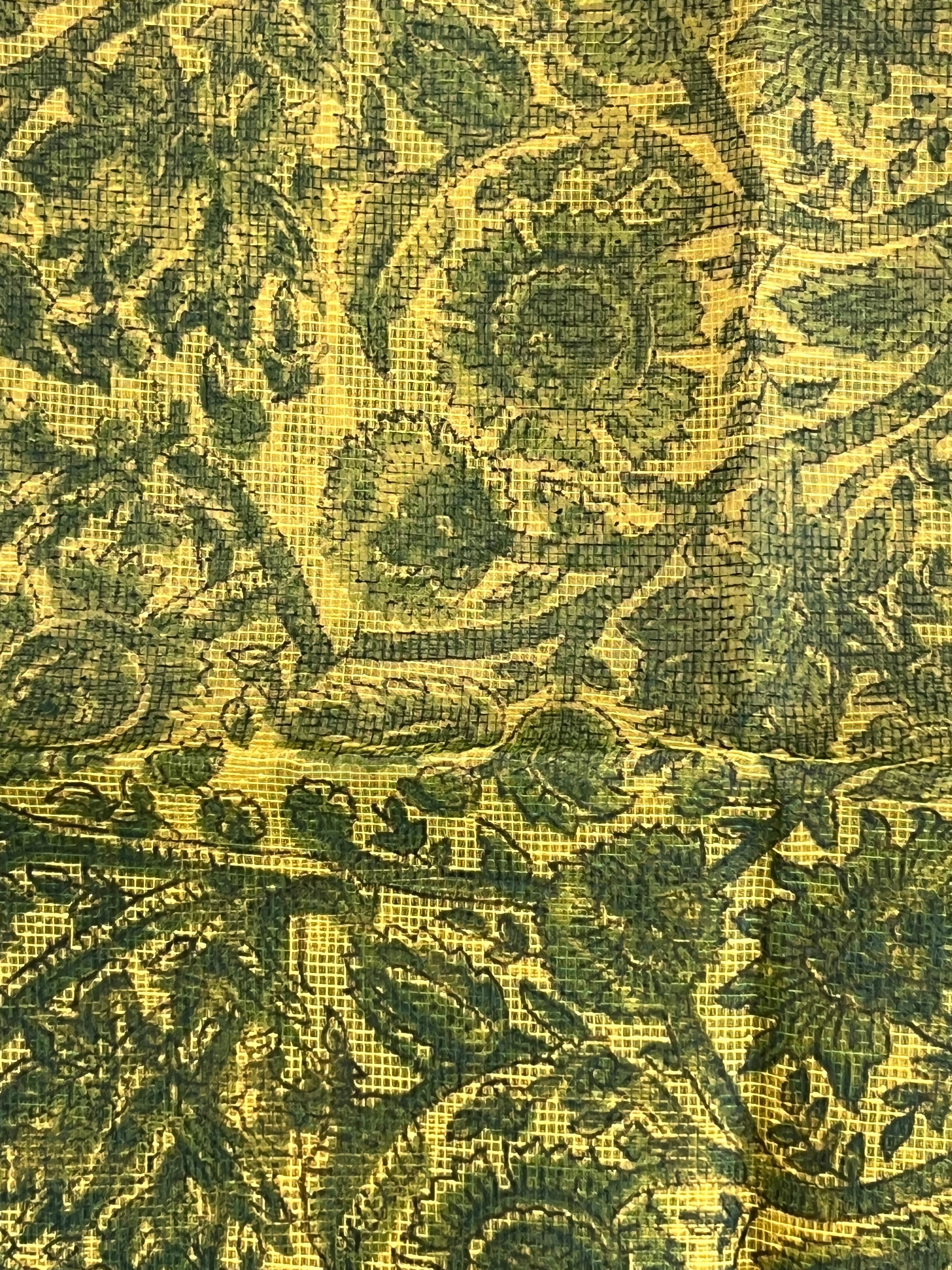Block Printed Muga Check Kota Saree | JSC621
