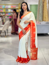Traditional Banarasi Weaving Patterned Semi Silk Saree | NN347