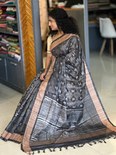 Digital Print Design Semi Tussar Saree | KSD125