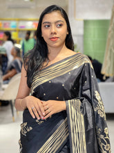 Floral & Bird Designed Semi Silk Saree | NN348