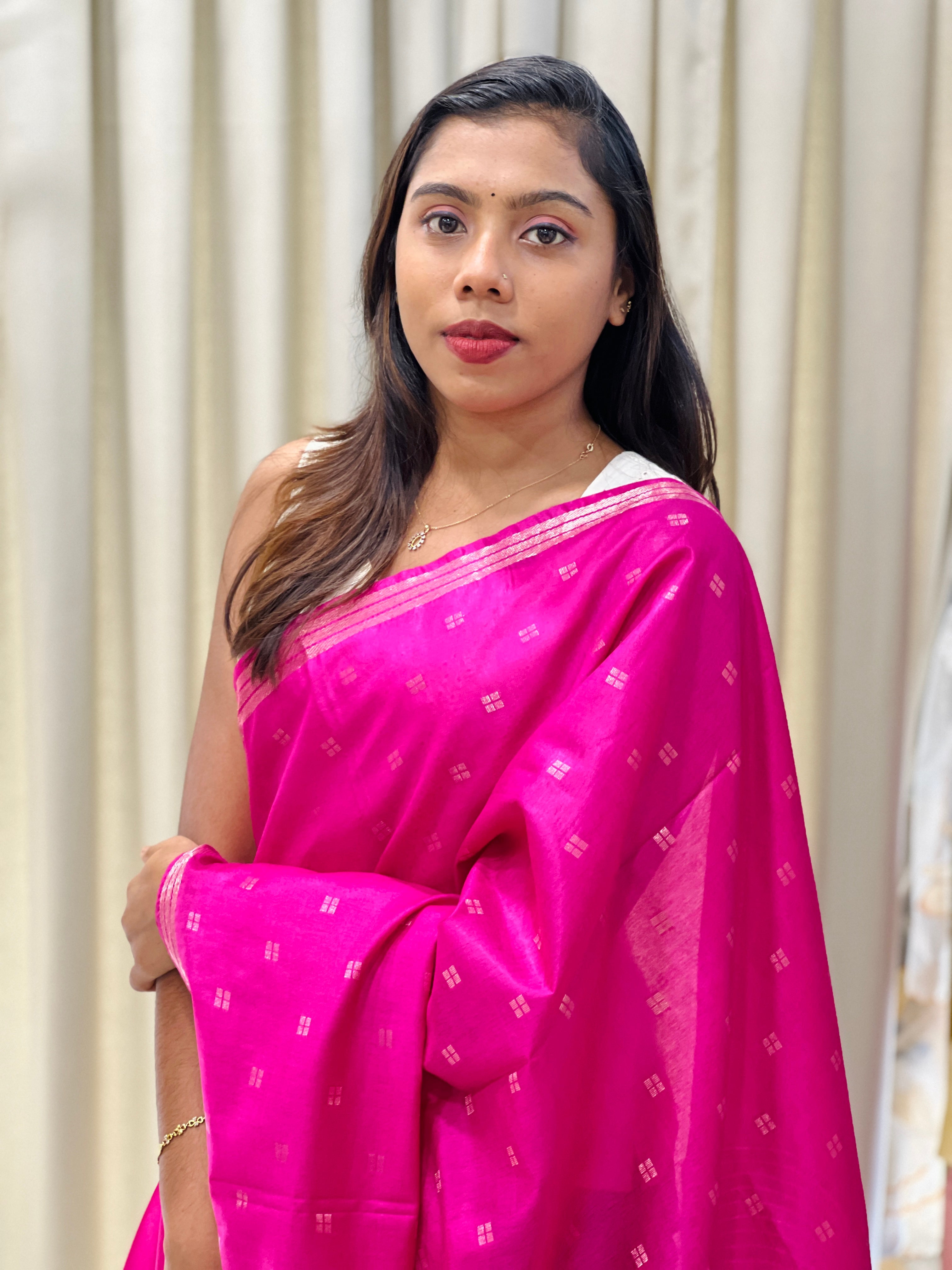 Zari Woven Semi Tussar Saree | NHH597