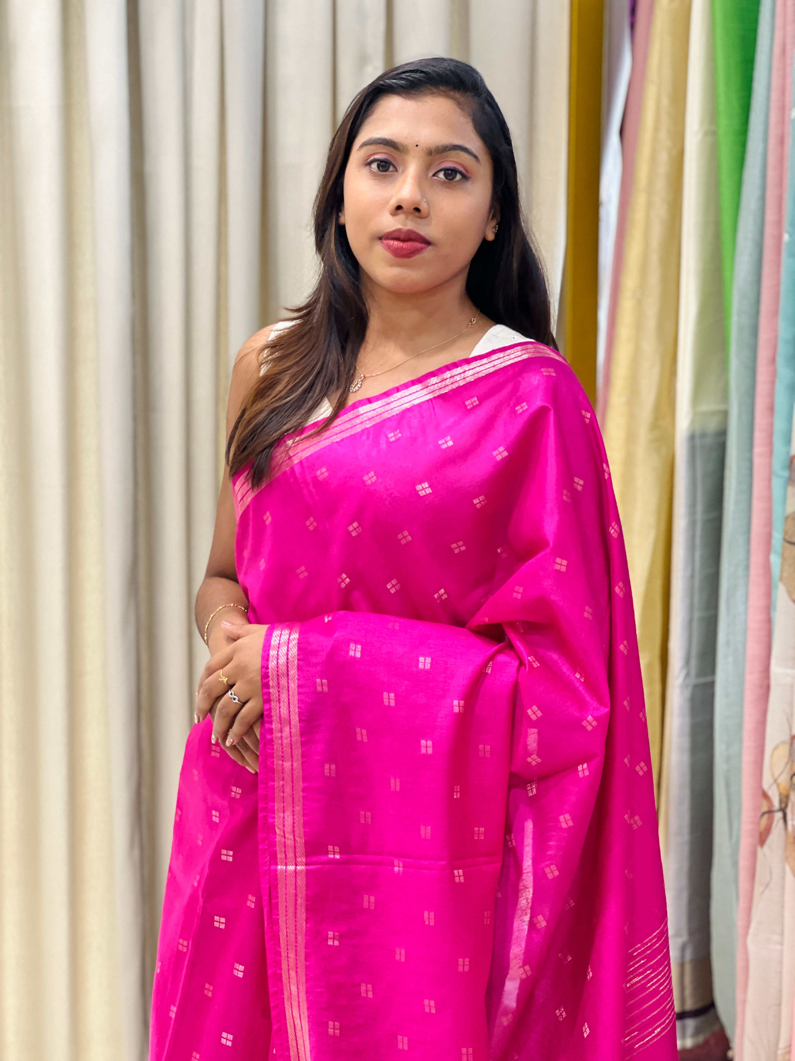 Zari Woven Semi Tussar Saree | NHH597