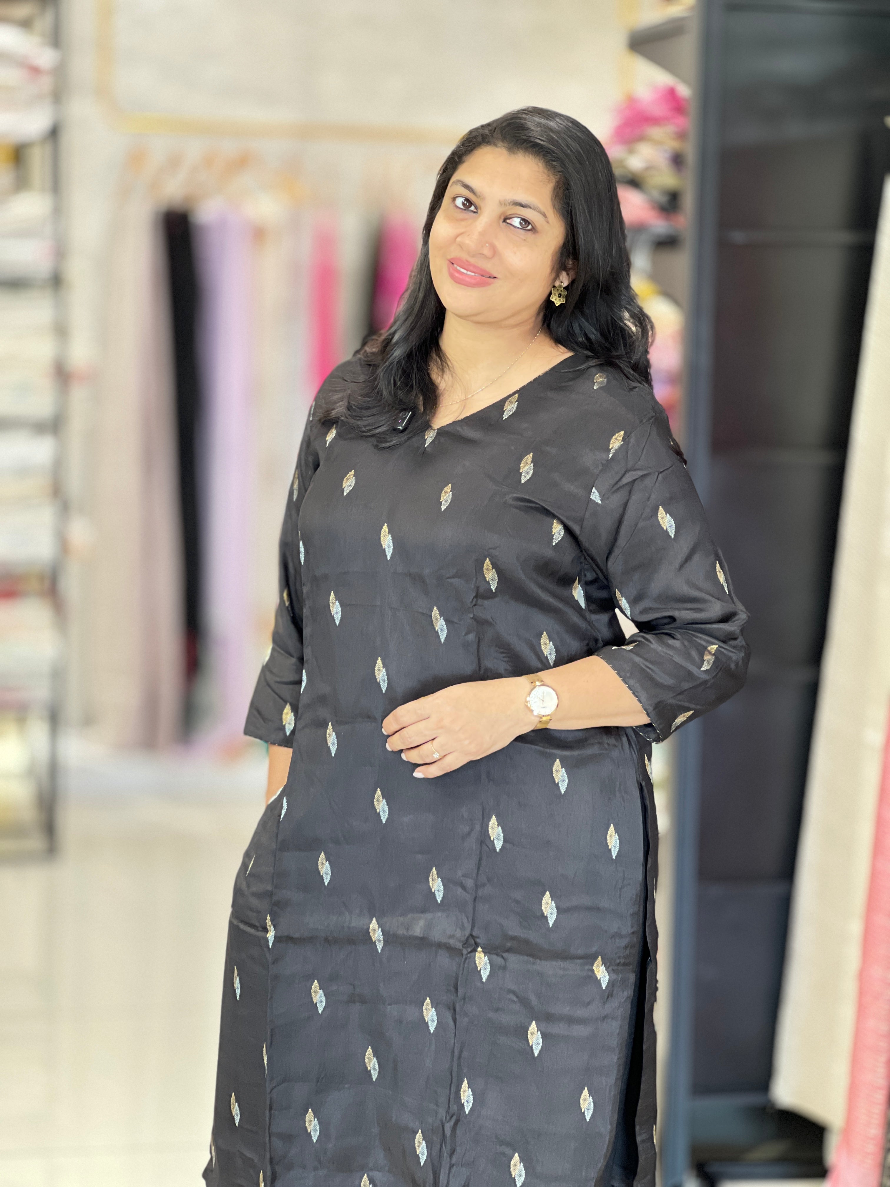 Sona Chandi Woven Buta Viscose Silk Co-ord Set | YNG1812