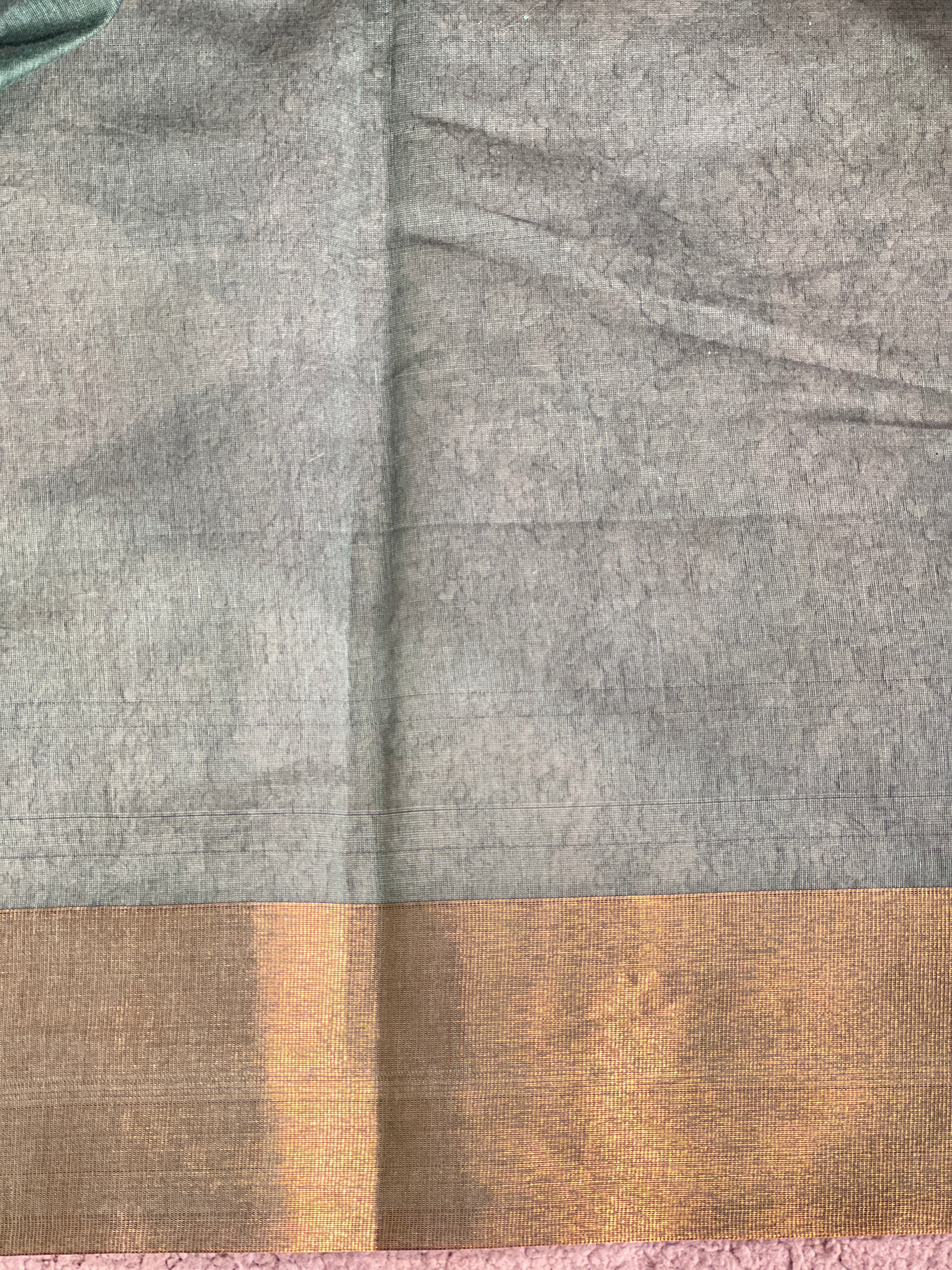 Embroidered Cotton Silk Saree  | RVS146