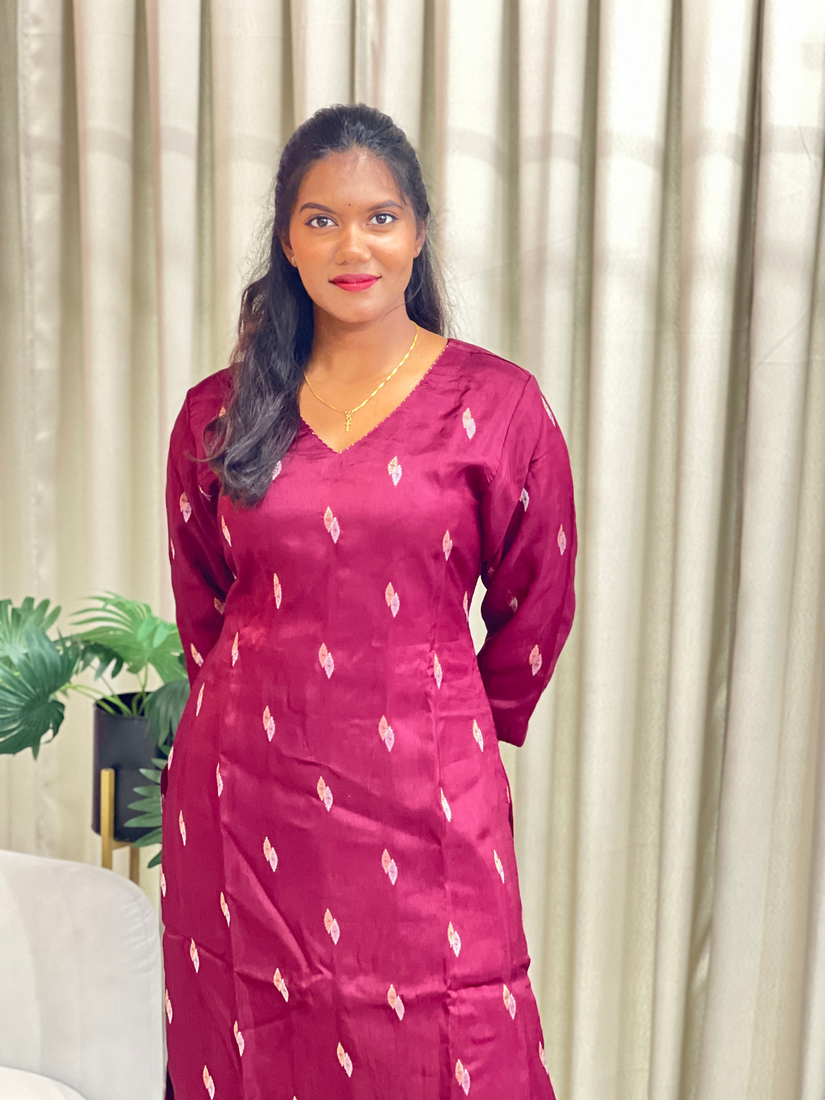 Sona Chandi Woven Buta Viscose Silk Co-ord Set | YNG1814