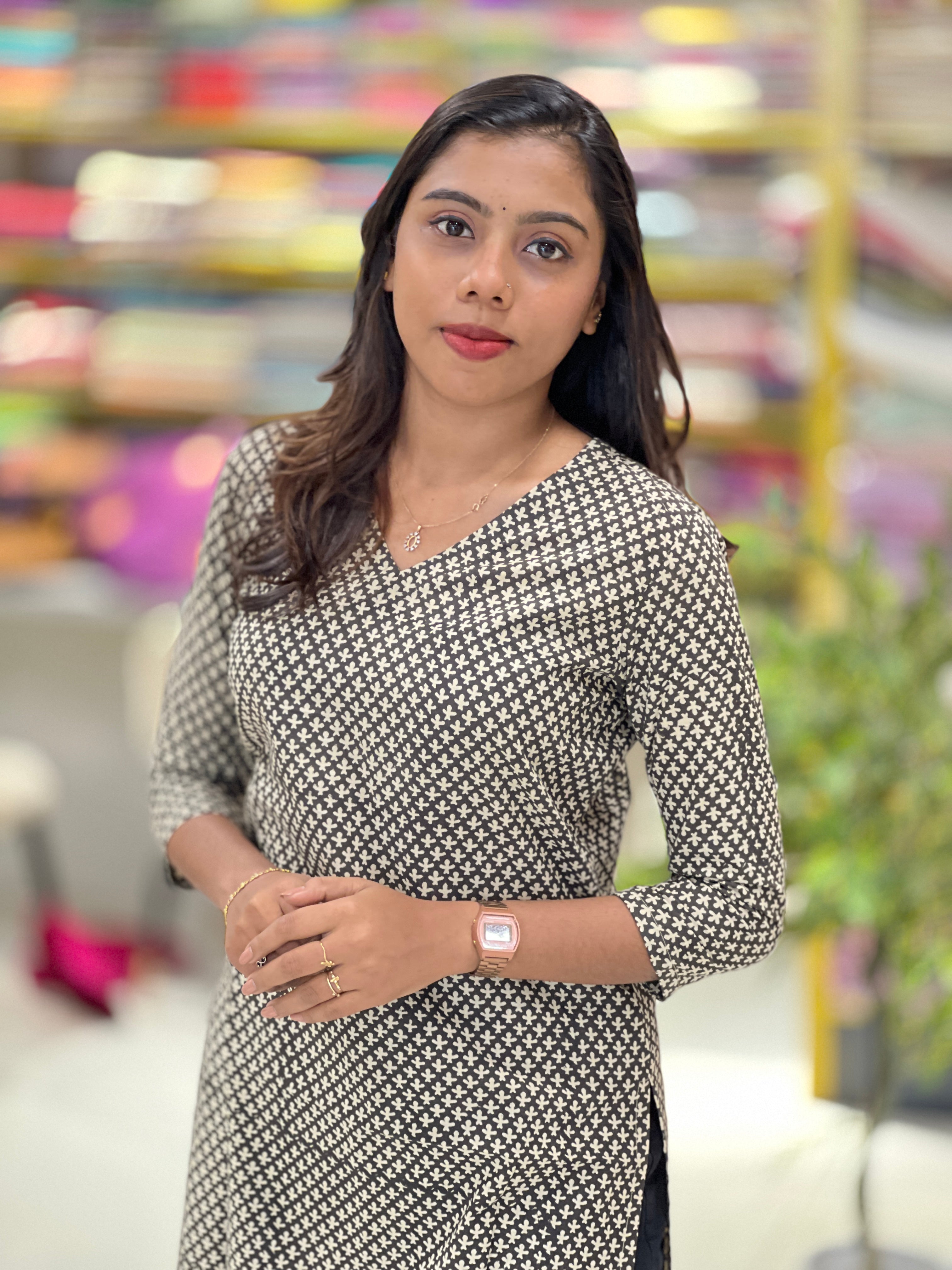 Printed Cotton Kurta |  DNT903