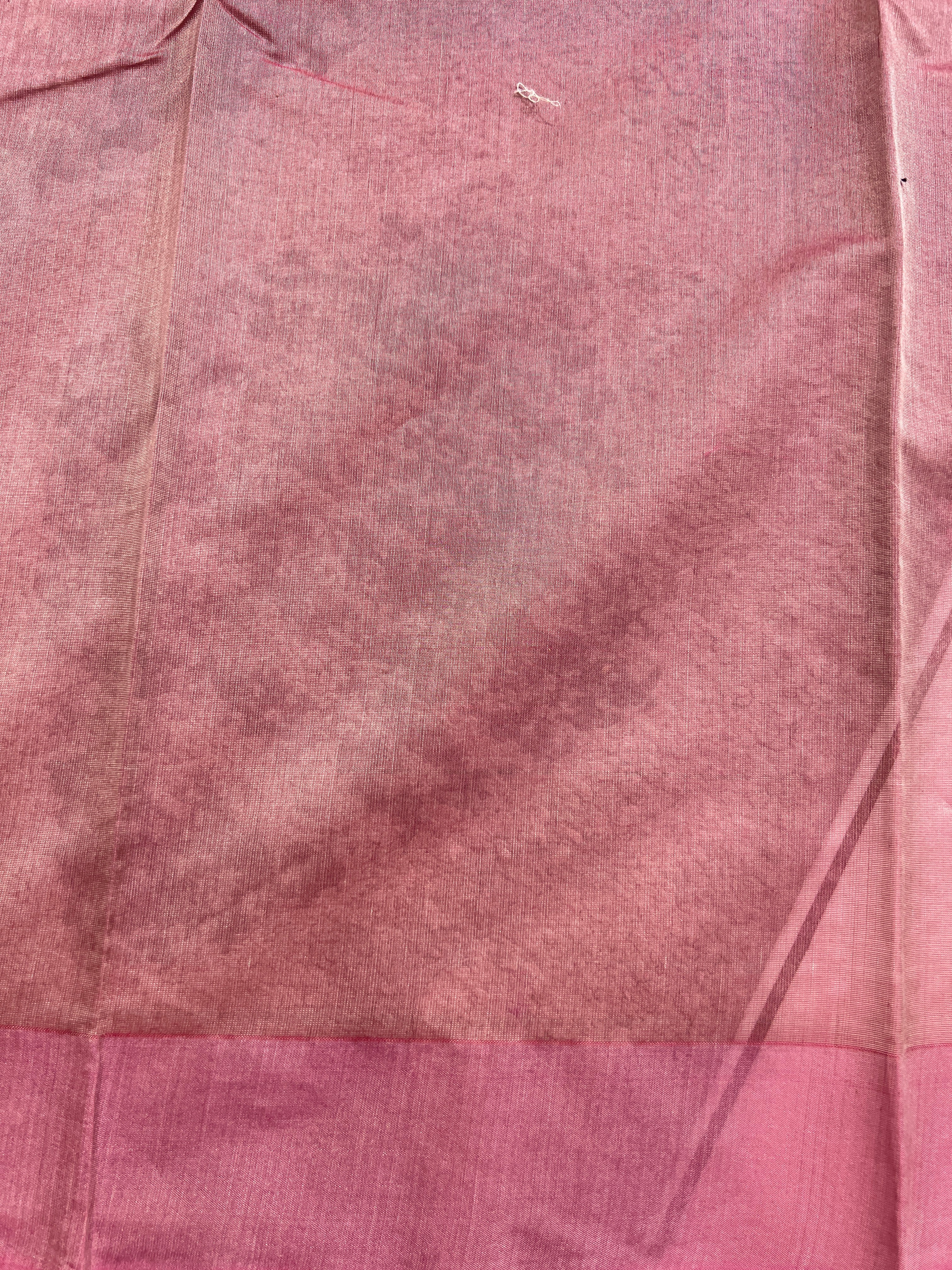 Stripe Woven Pattern Cotton Silk Saree | KTS197