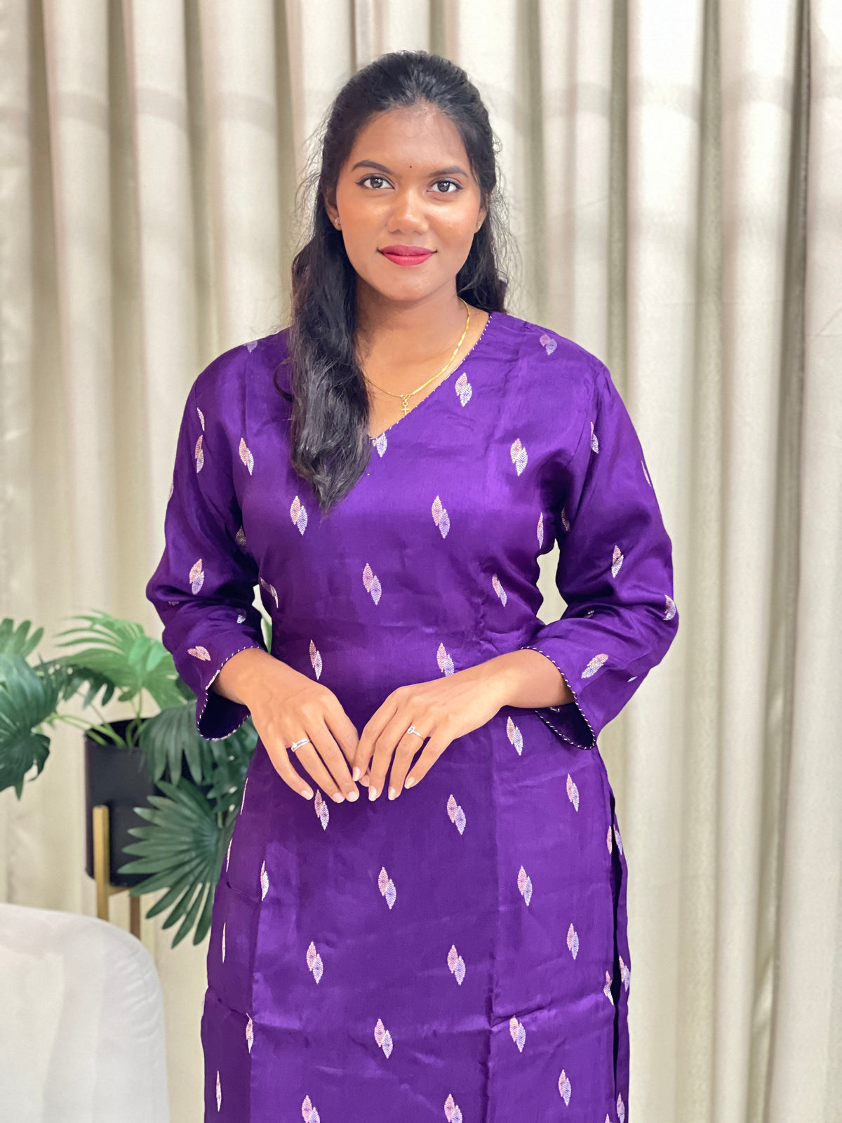 Sona Chandi Woven Buta Viscose Silk Co-ord Set | YNG1815