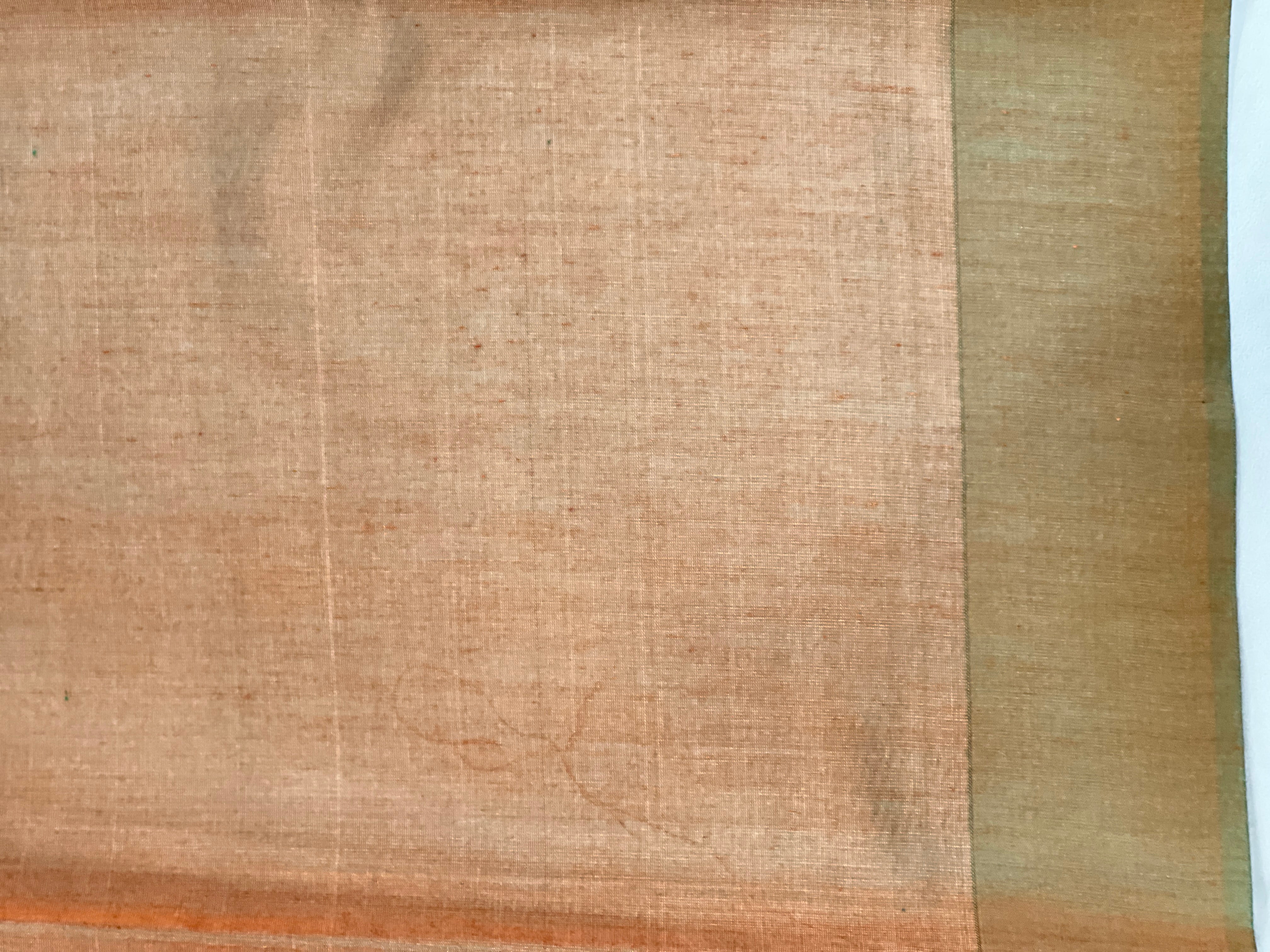 Stripe Woven Pattern Cotton Silk Saree | KTS196