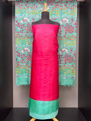 Solid Boby Pure Tussar Salwar Set | MNH395