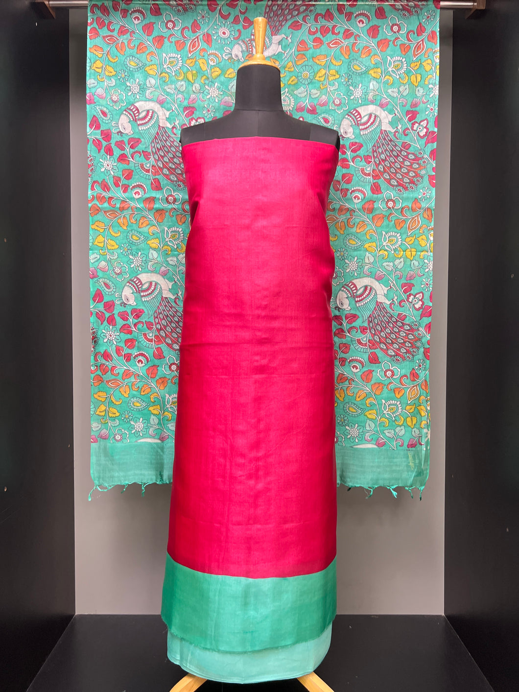 Solid Boby Pure Tussar Salwar Set | MNH395