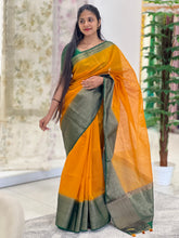 Banarasi Weaved Semi Geecha Saree | YNG291