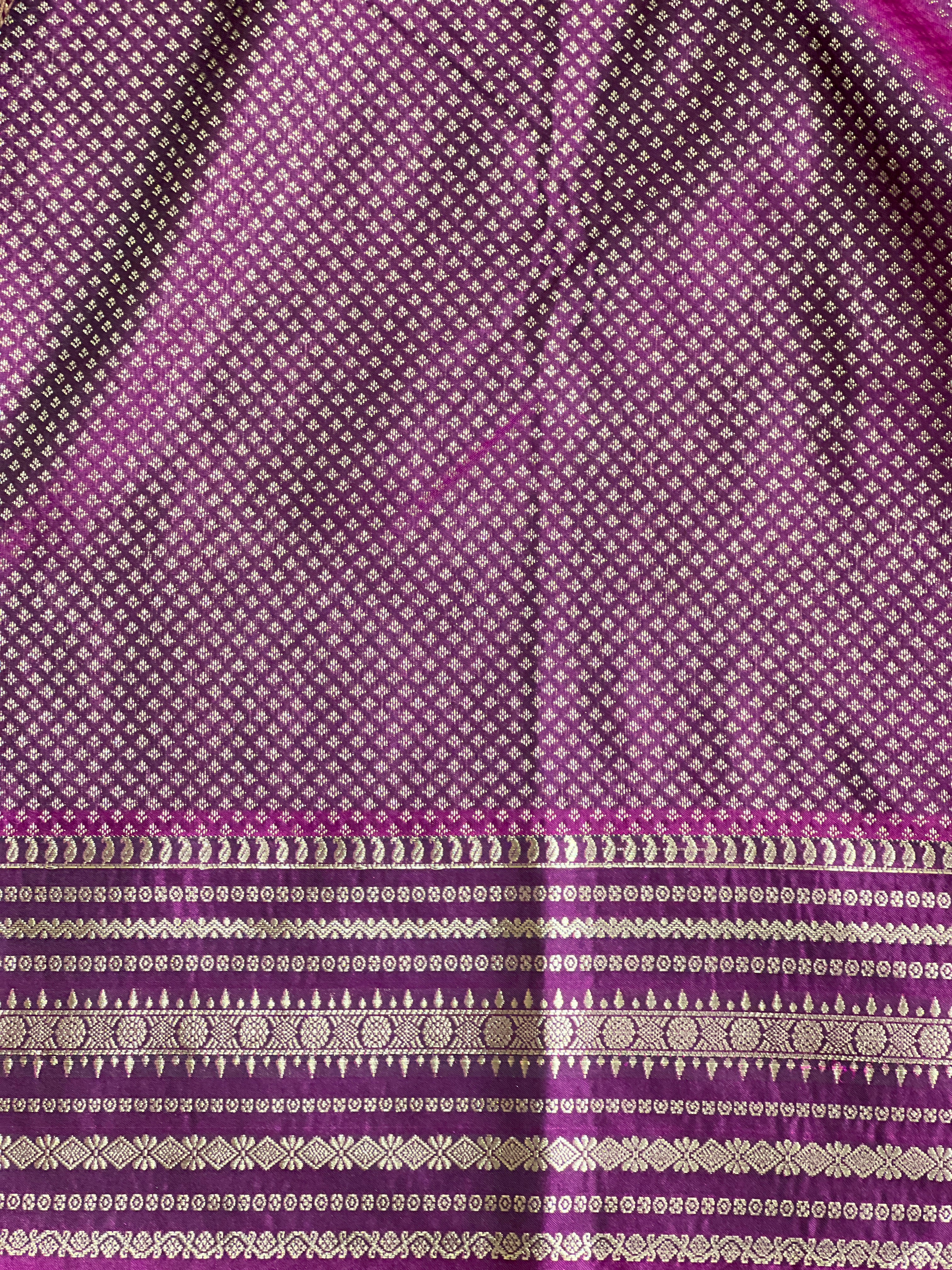 Traditional Zari Buta Woven Power Loom Soft Silk Saree | RVS182