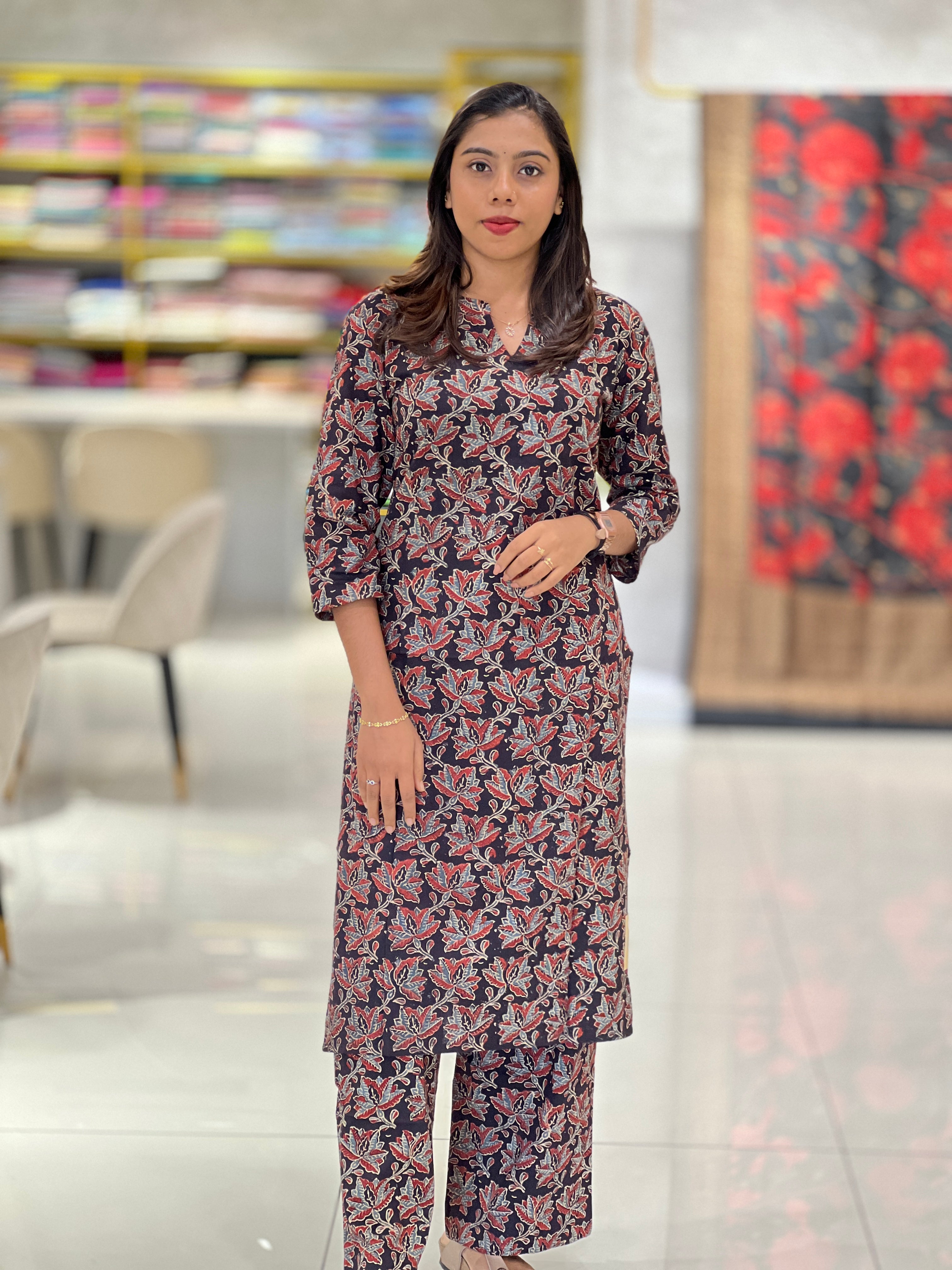 Printed Cotton Kurta Set | DNT868