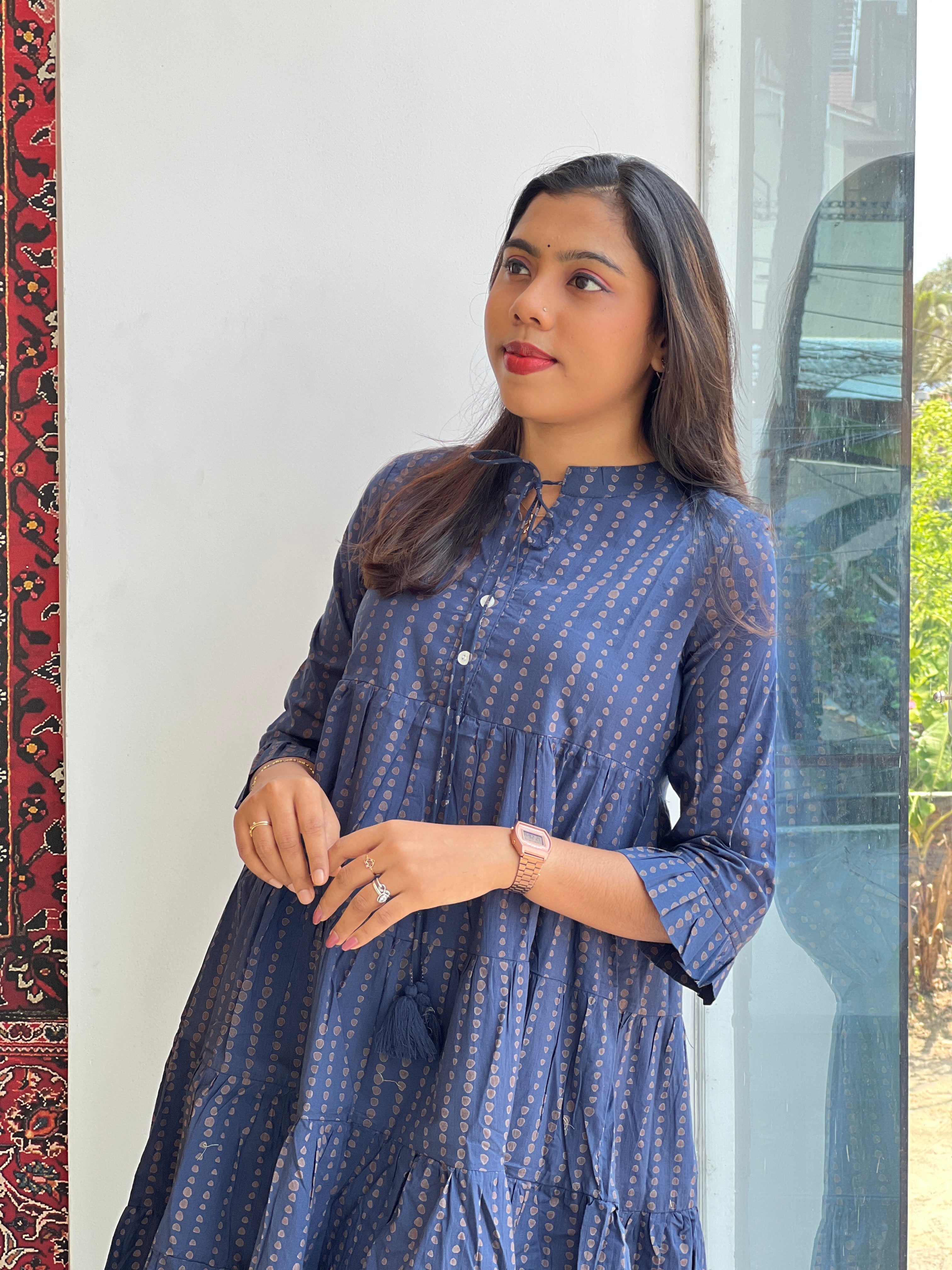 Printed Cotton Kurta | NCF324
