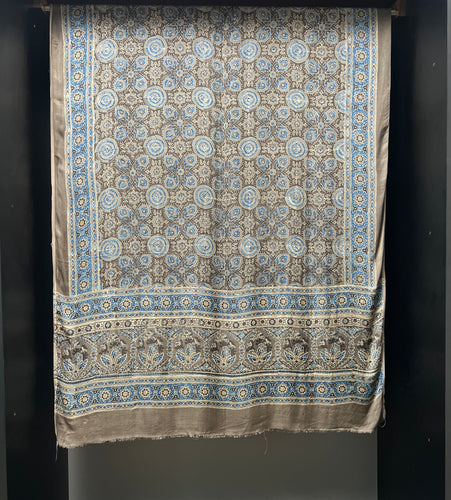 Hand Block Printed Modal Dupatta | VFC267