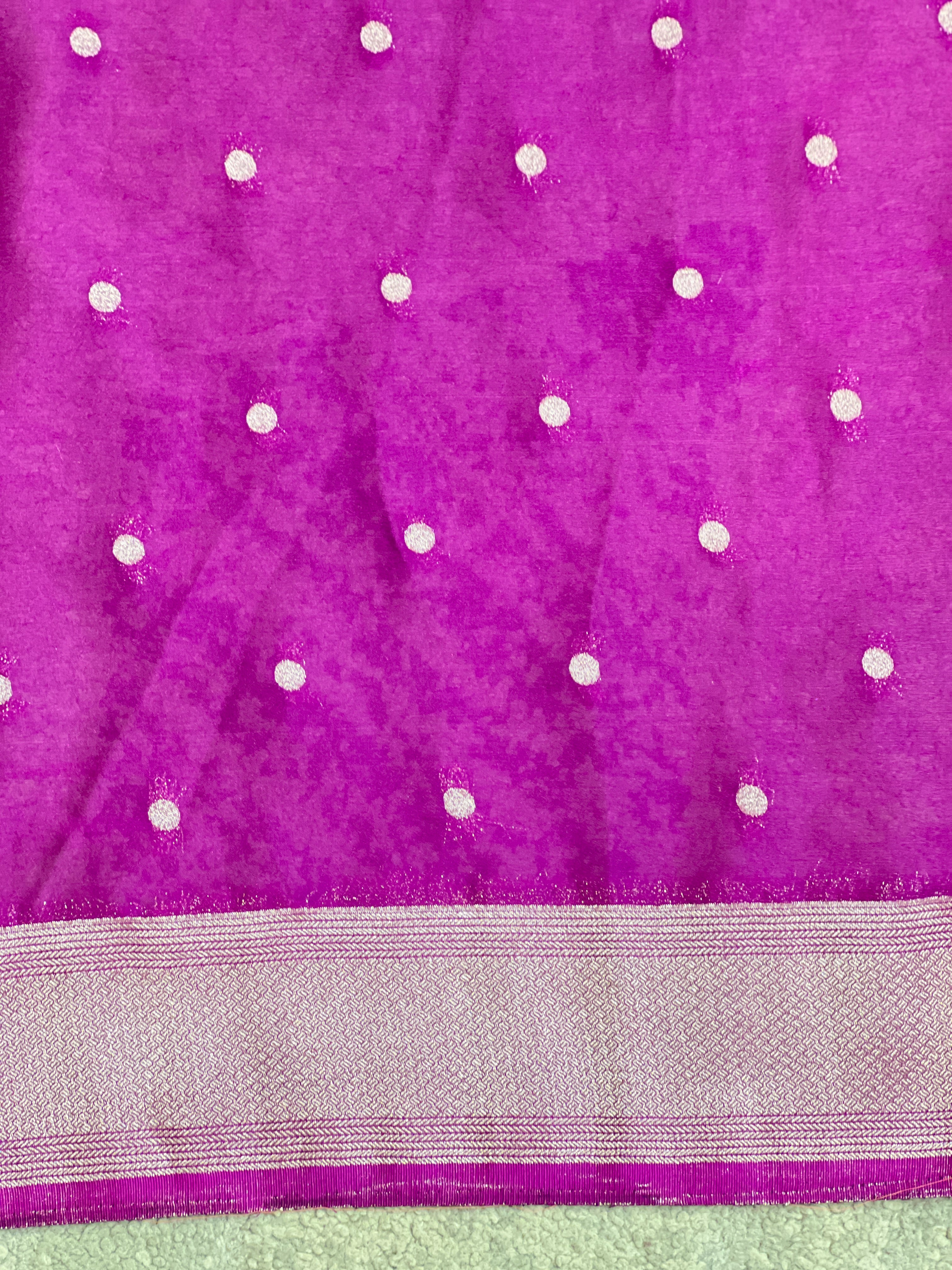 Geometrical Pattern Georgette Banarasi Saree | YNG1284